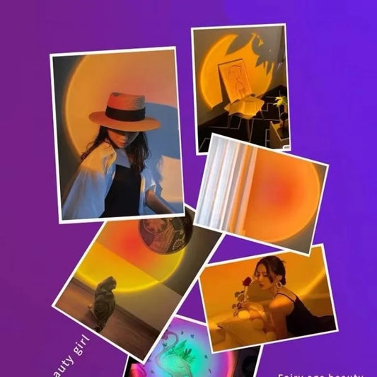 USB Sunset Rainbow Projector Light