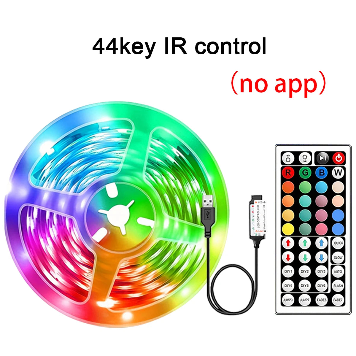 RGB LED Strip Lights - App Controlled