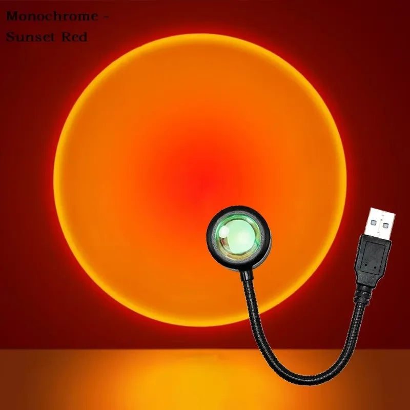 USB Sunset Rainbow Projector Light