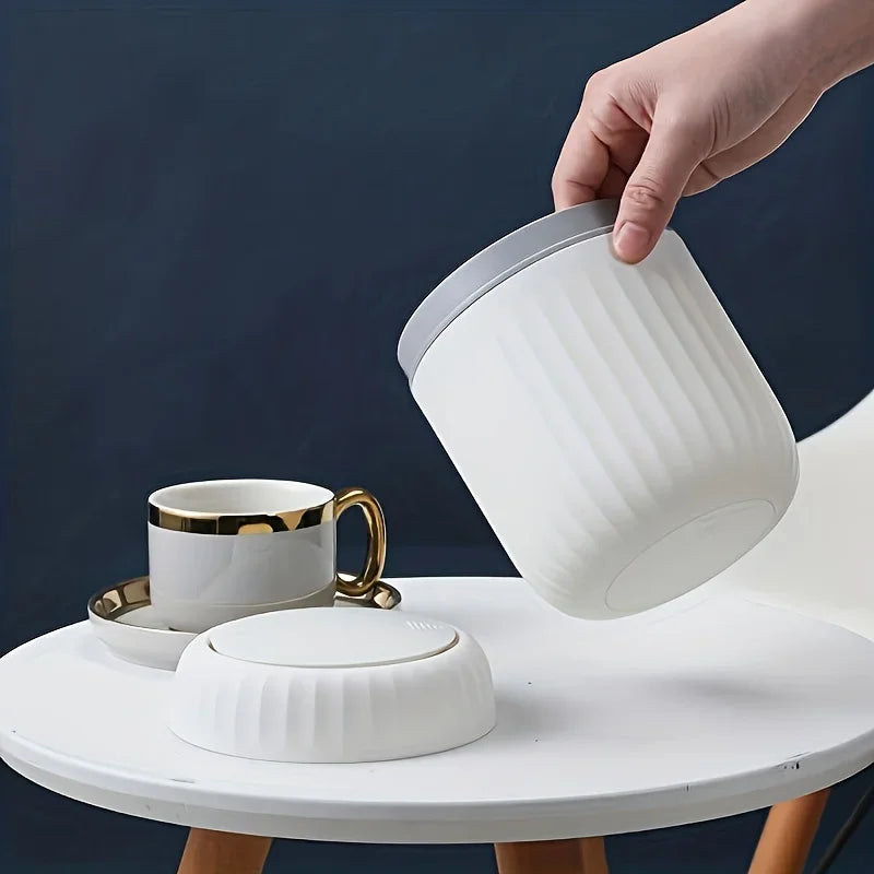 Mini Desktop Trash Can with Lid