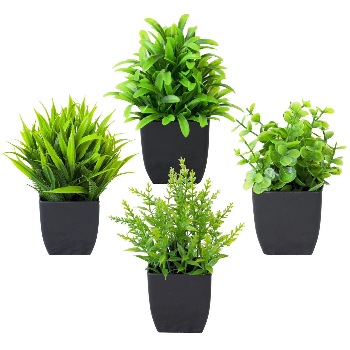 Mini Artificial Eucalyptus Potted Plant