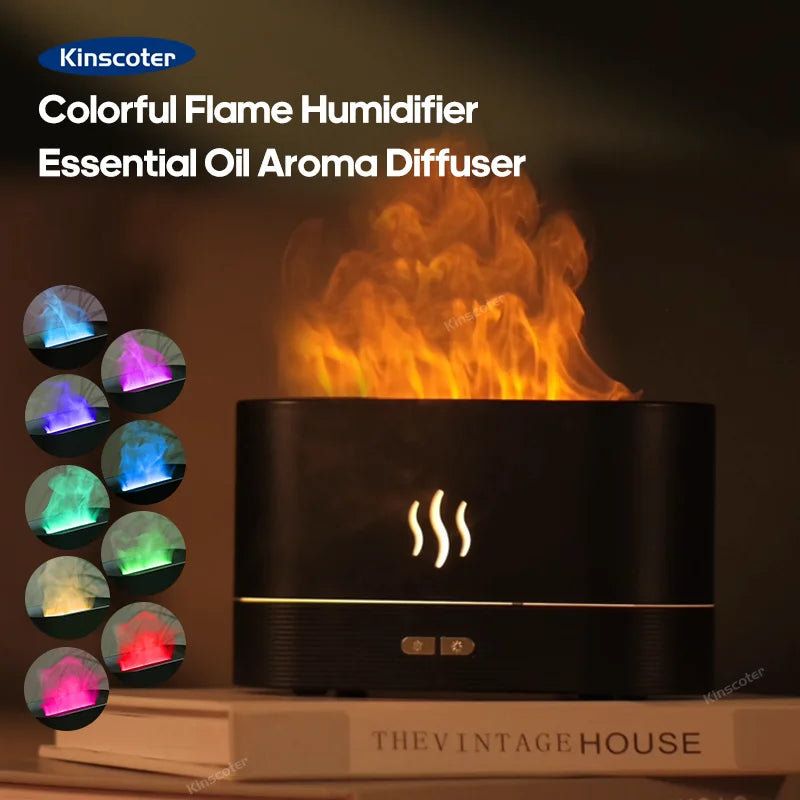 Flame Aroma Diffuser & Humidifier