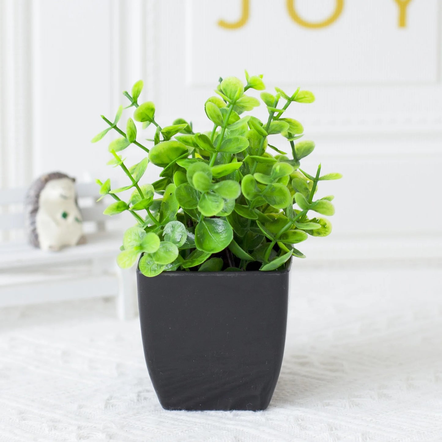 Mini Artificial Eucalyptus Potted Plant