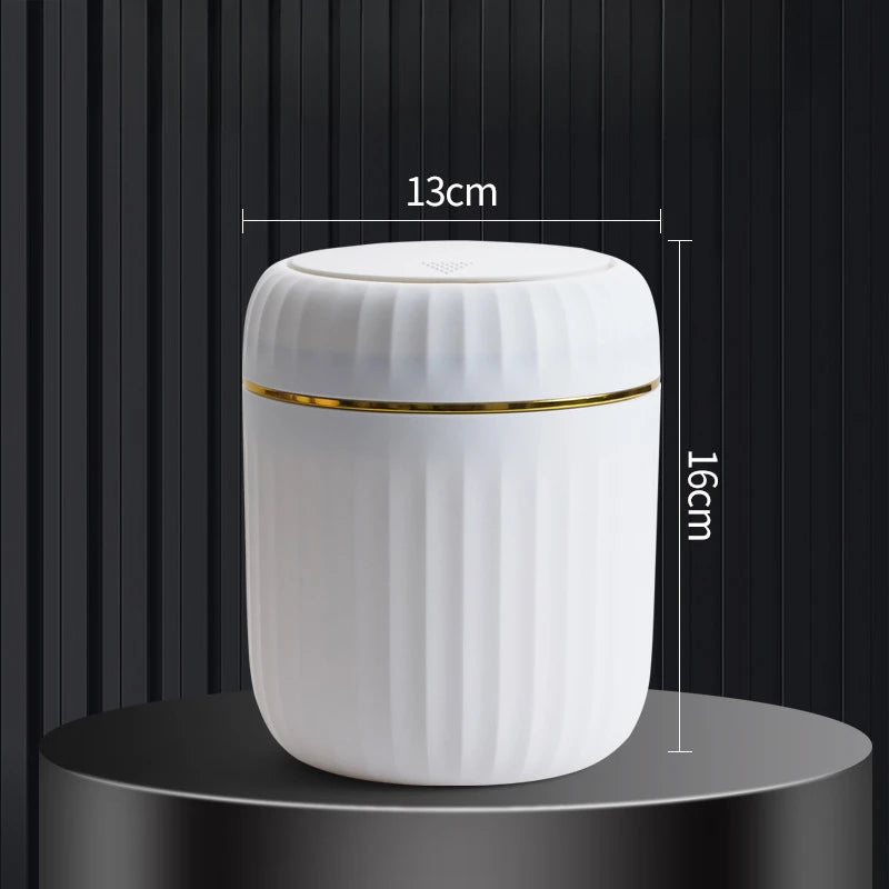 Mini Desktop Trash Can with Lid
