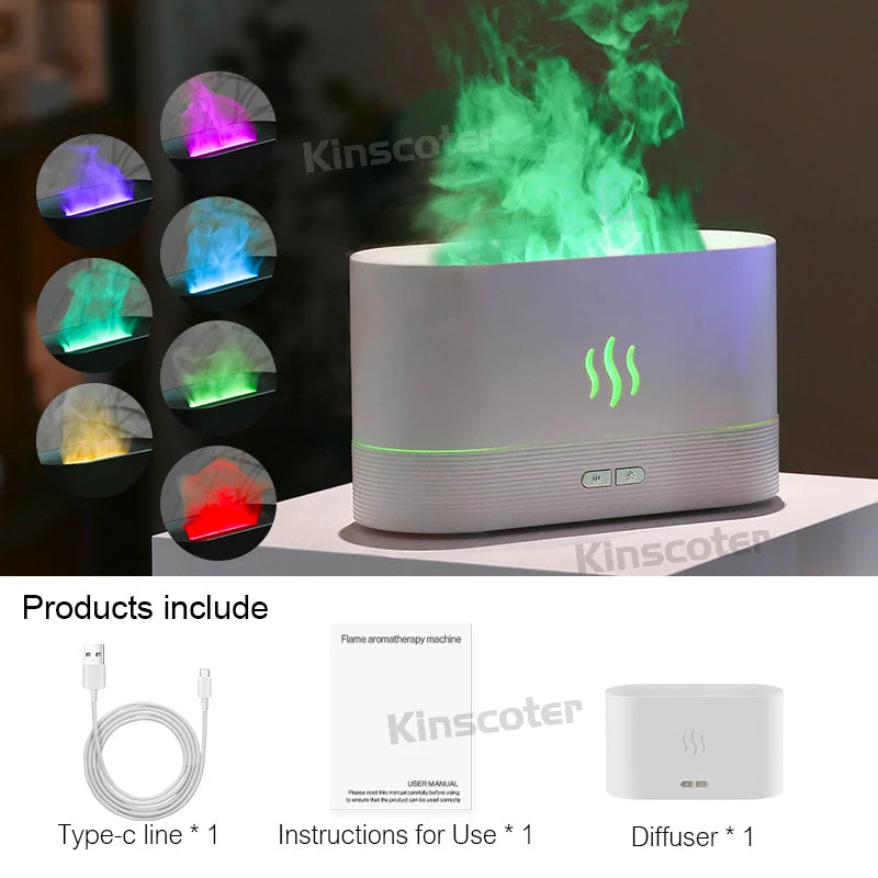 Flame Aroma Diffuser & Humidifier