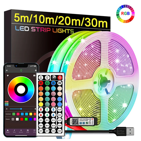 RGB LED Strip Lights - App Controlled