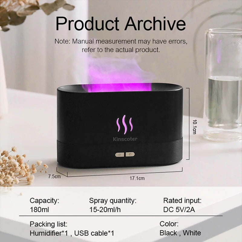 Flame Aroma Diffuser & Humidifier