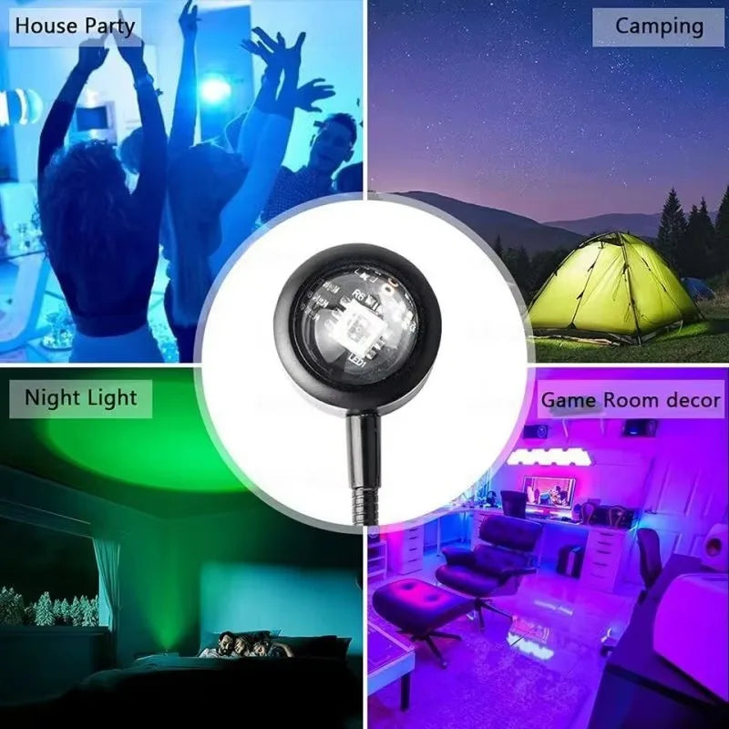 USB Sunset Rainbow Projector Light