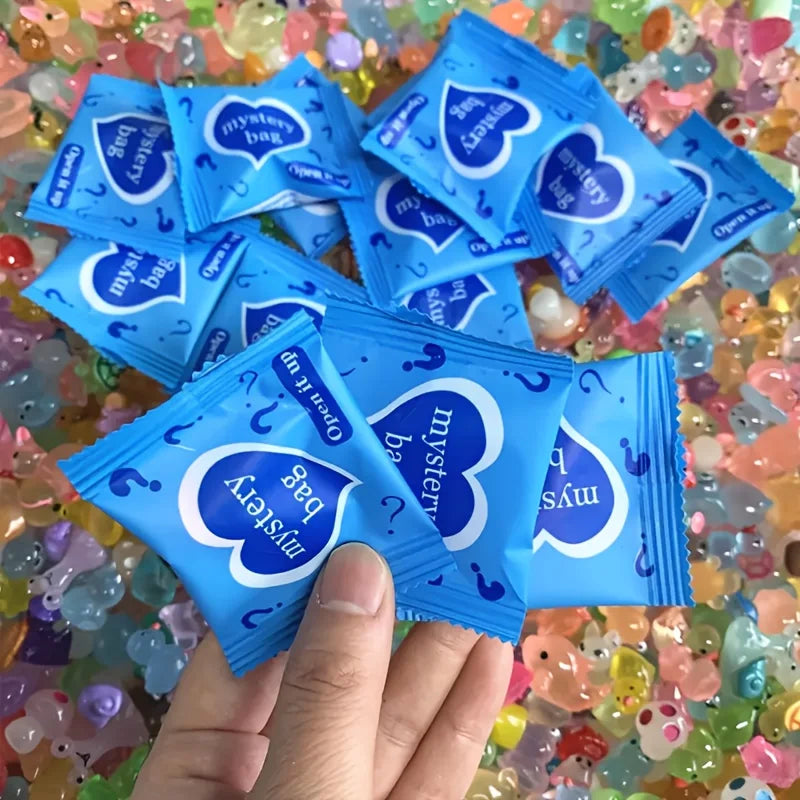 Glow in the Dark Mini Resin Blind Bags Animals & Mushrooms