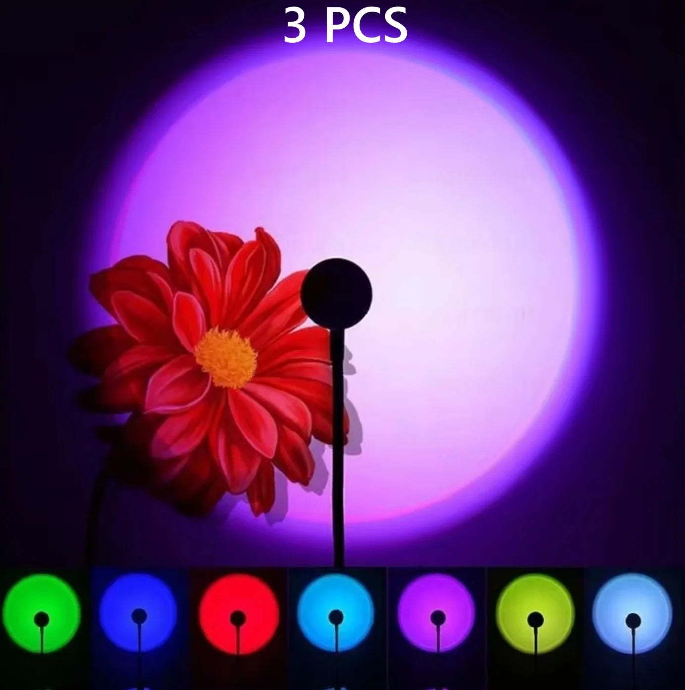 USB Sunset Rainbow Projector Light