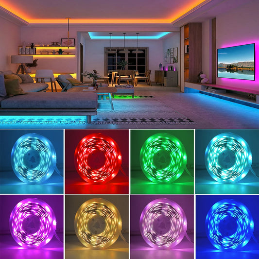RGB LED Strip Lights - App Controlled