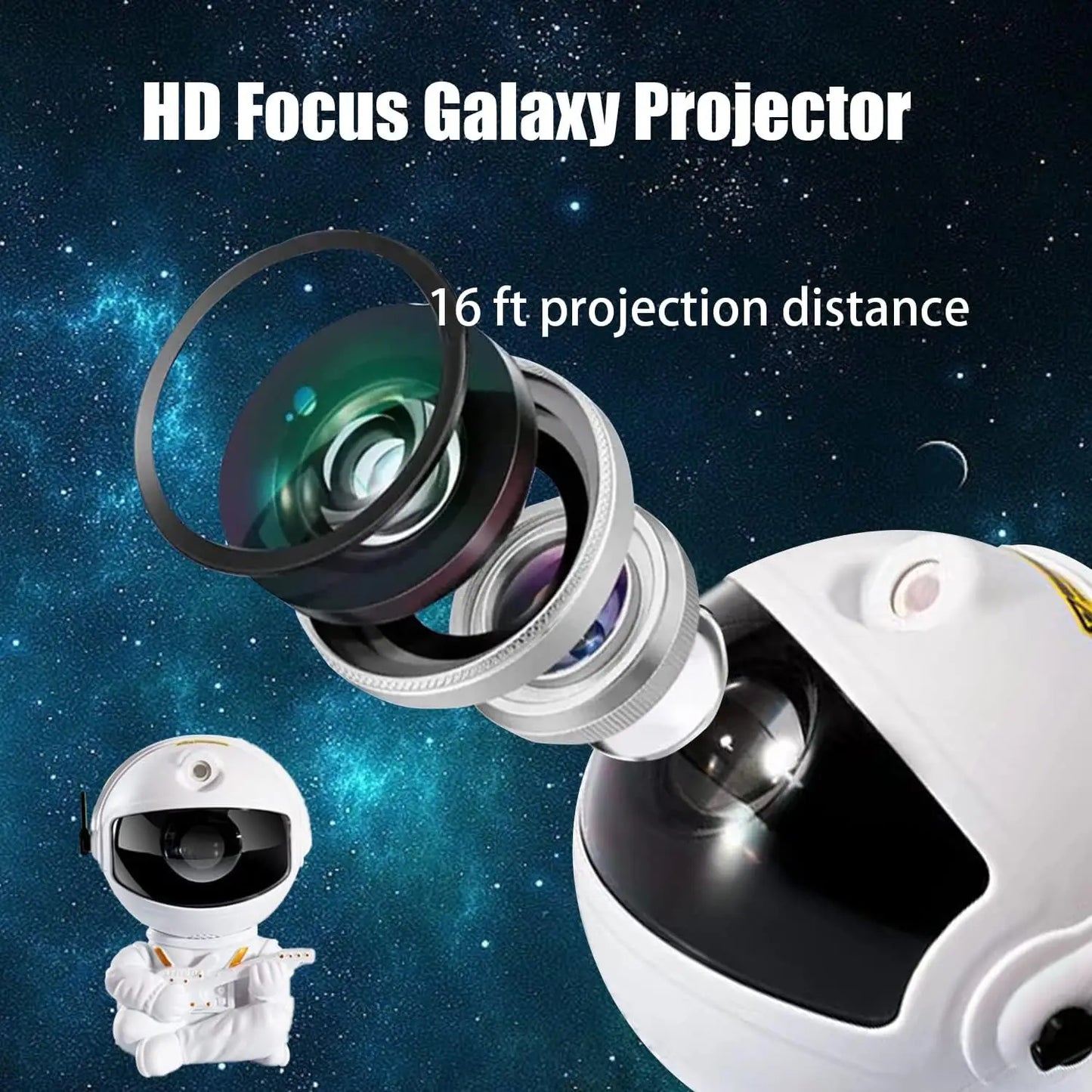 Galaxy Star Projector Night Light